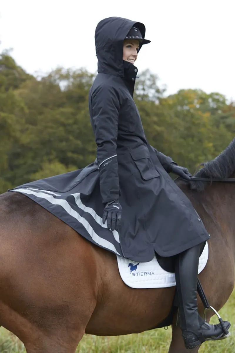 Stierna Stella Long Winter Coat Navy-4